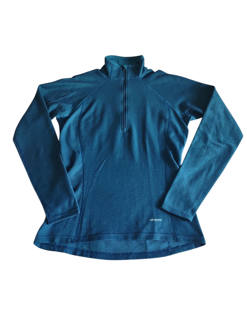 Patagonia Women's Small Performance Baselayer Capilene Teal Pullover